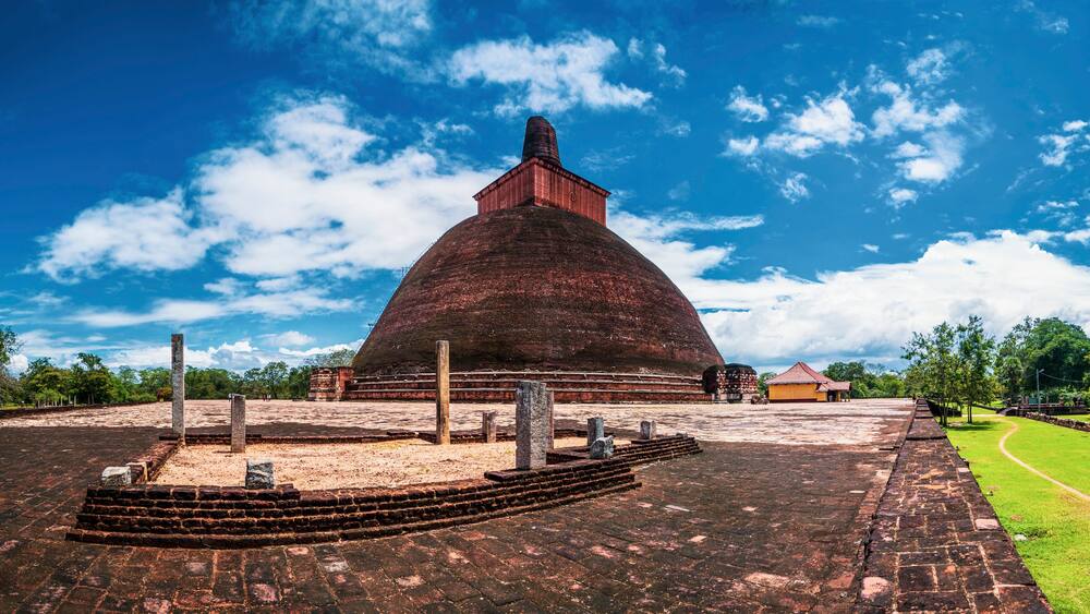 Sacred City of Anuradhapura, Jetvanarama Dagoba, aka Jetvanaramaya Stupa, Cultural Triangle, Sri Lanka, Asia