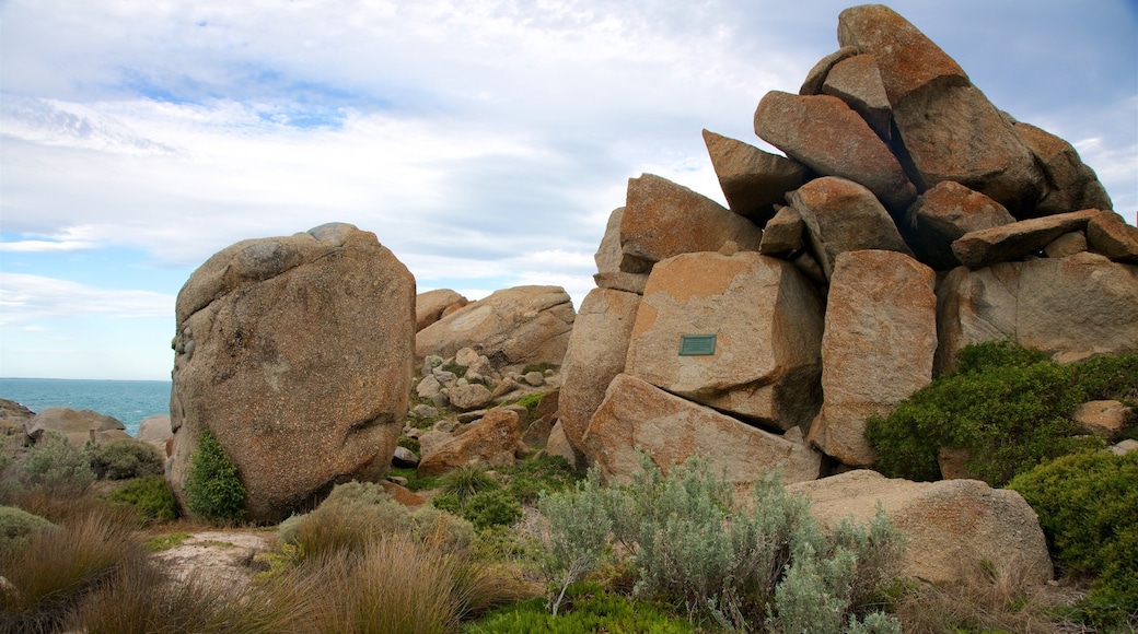 Fleurieu Peninsula featuring rugged coastline