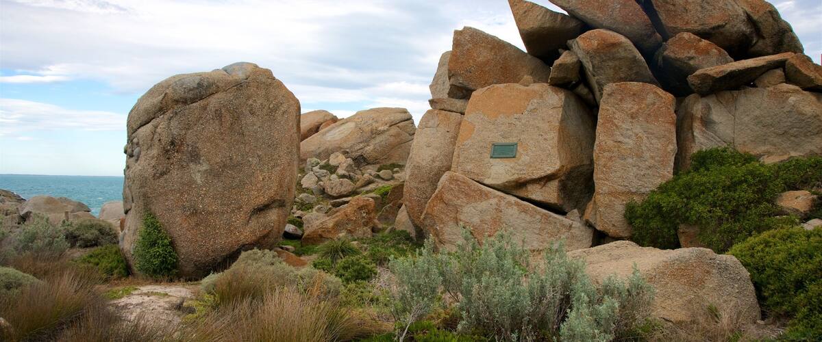 Fleurieu Peninsula featuring rugged coastline