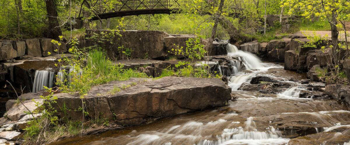Miller Creek Waterfall & Footbridge