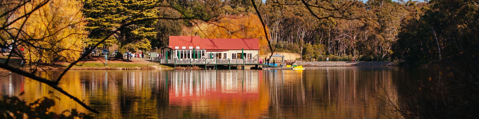 Lake Daylesford Victoria in Autumn