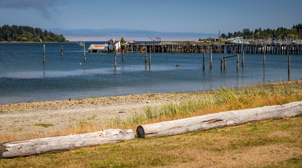 Neah Bay featuring a bay or harbor