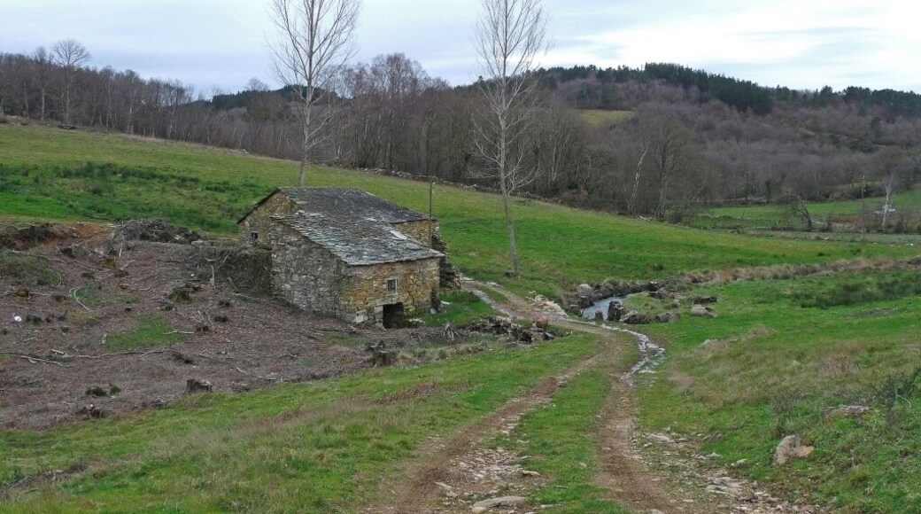 Muiño entre A Portaxe e Rebordondiego.