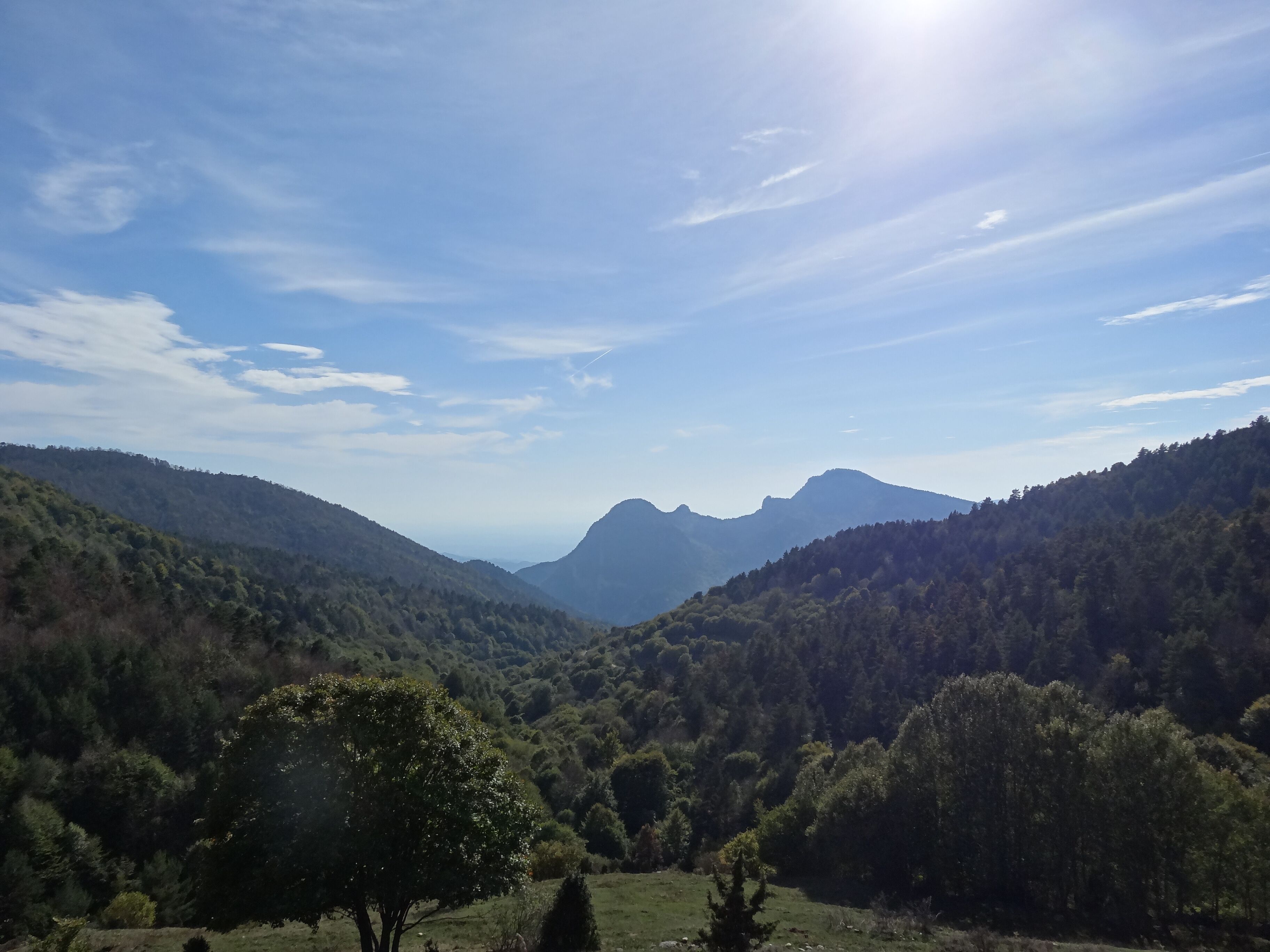 Cim del Sobrepuny des de Sant Romà de la Clusa, Serra del Catllaràs (octubre 2012)