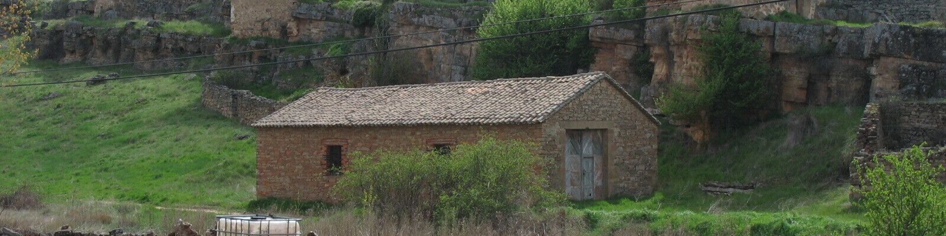 Old dovecotes in Yelo (Soria, Spain)