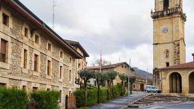 Iurreta town in Vizcaya province, Spain