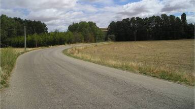 Paso Inferior Enlace (dirección Jambrina). Enlace de Corrales. Arroyo Valparaíso.