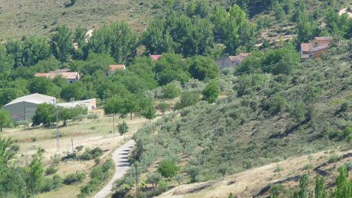 Partial view of San Andrés del Congosto, Guadalajara, Castile-La Mancha, Spain.