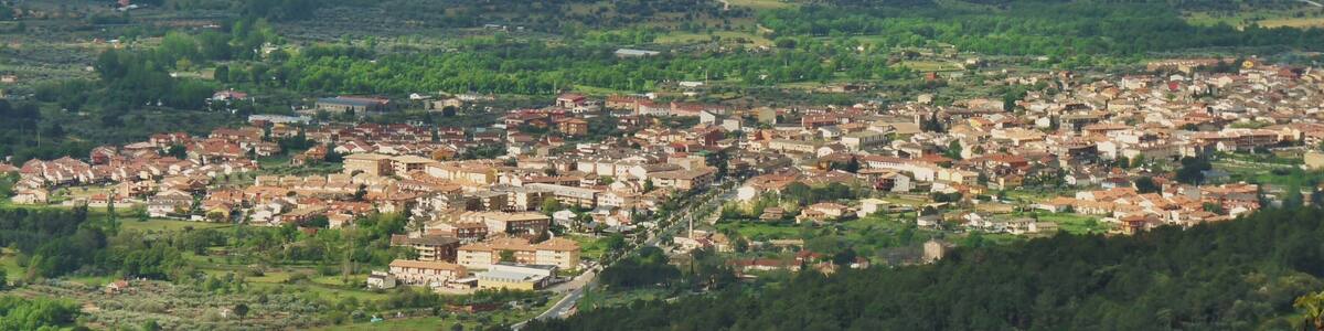 View of Sotillo de la Adrada, Ávila, Castile and León, Spain.