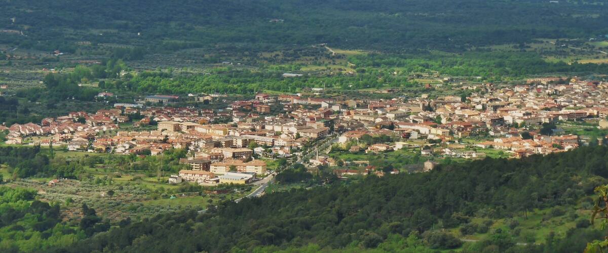 View of Sotillo de la Adrada, Ávila, Castile and León, Spain.