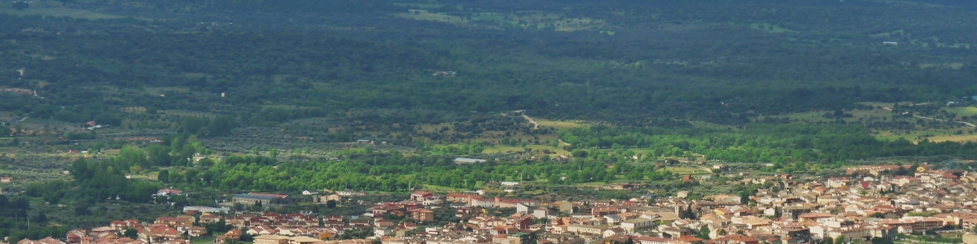 View of Sotillo de la Adrada, Ávila, Castile and León, Spain.