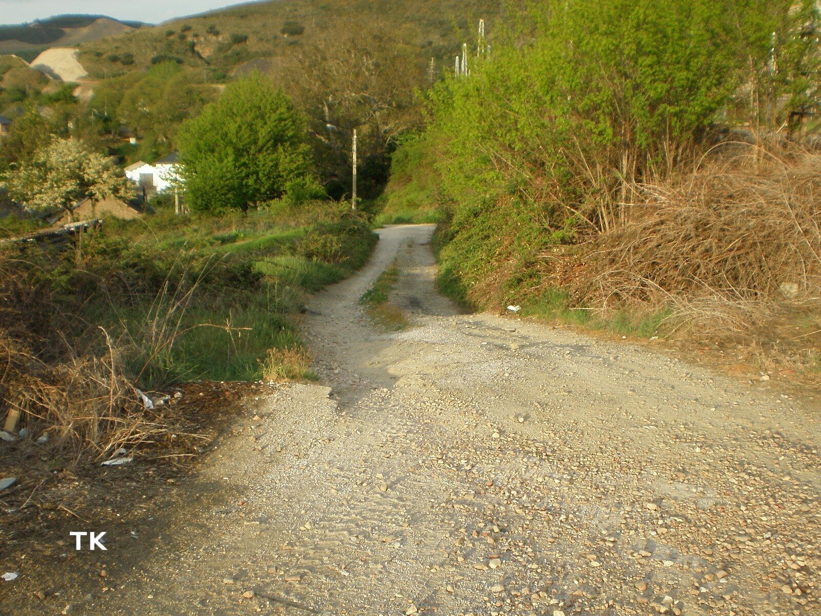 Calle de la estación, La Granja de San Vicente.
