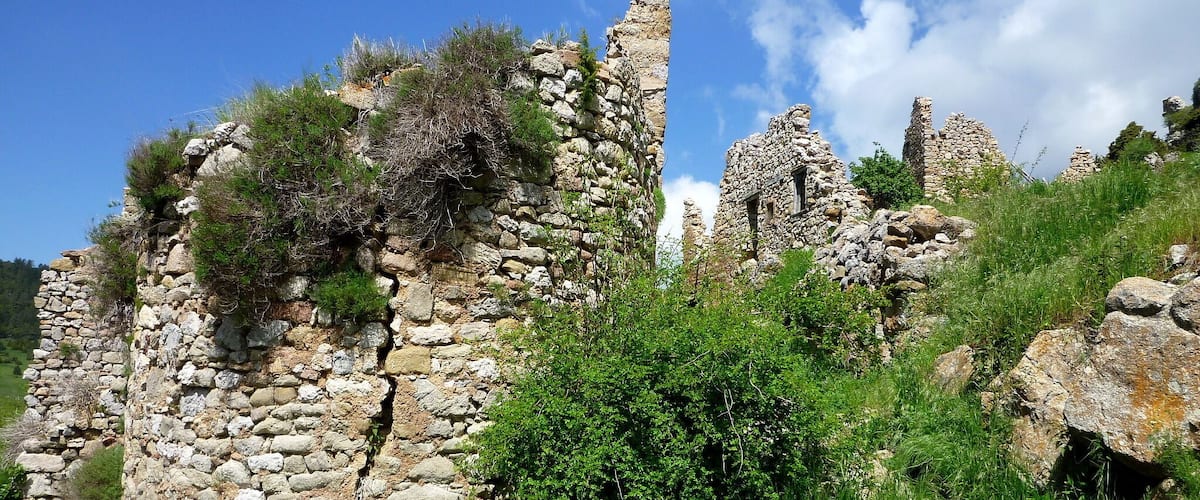 Runes del poble de Peguera (FĂgols - BerguedĂ )
