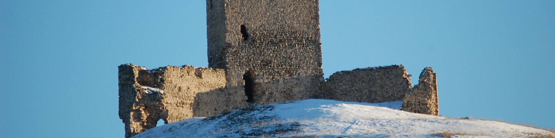 Castle in La Torresaviñan, province of Guadalajara, Spain.