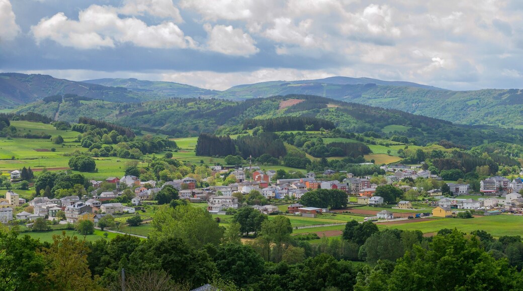 Panorámica da vila de Baralla