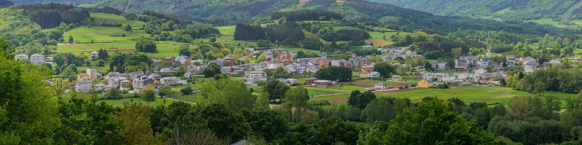 PanorĂĄmica da vila de Baralla