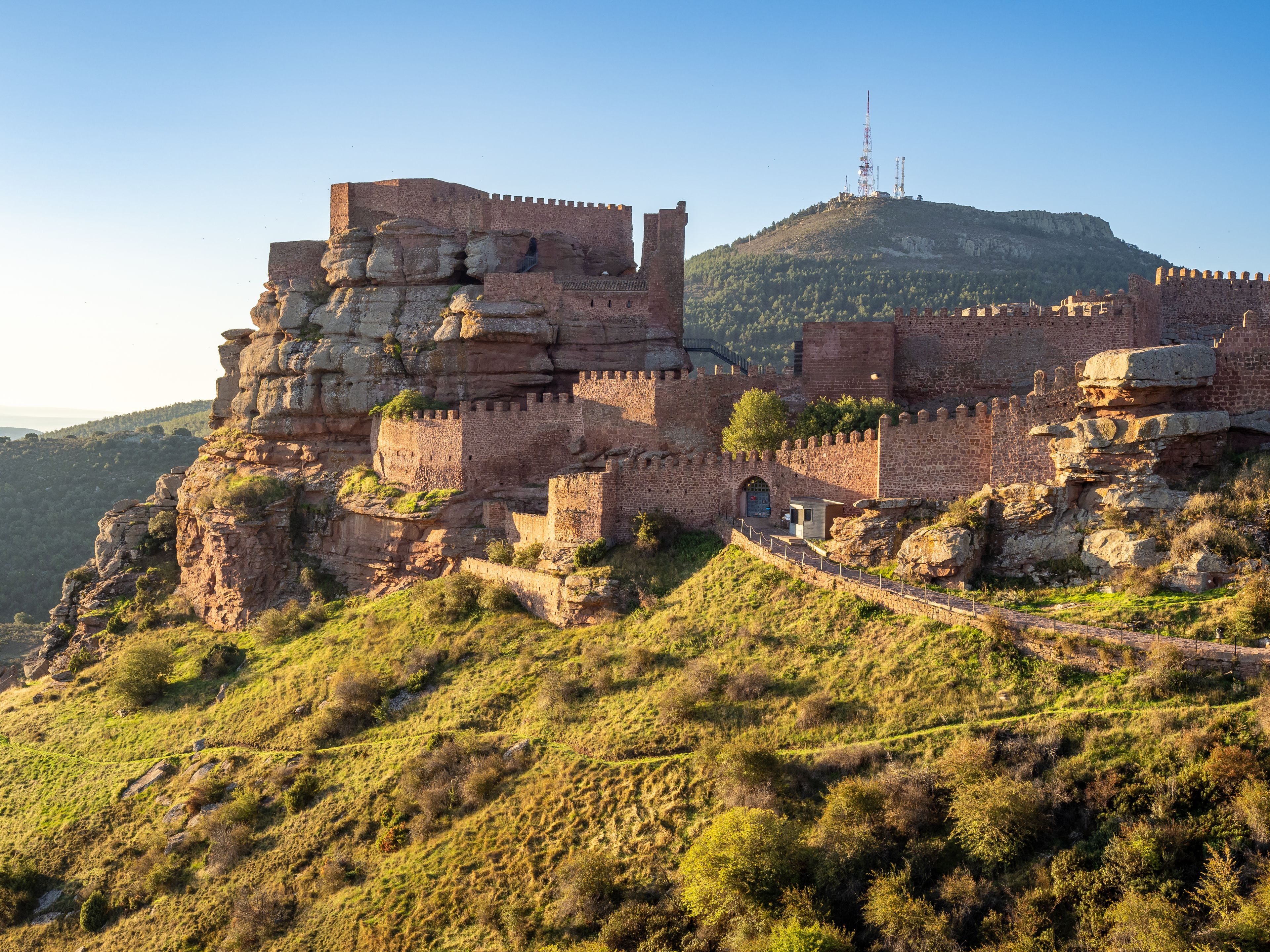 Peracense castle in Teruel, Aragon