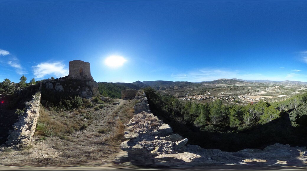 Benifallim - Esferofoto desde el castillo