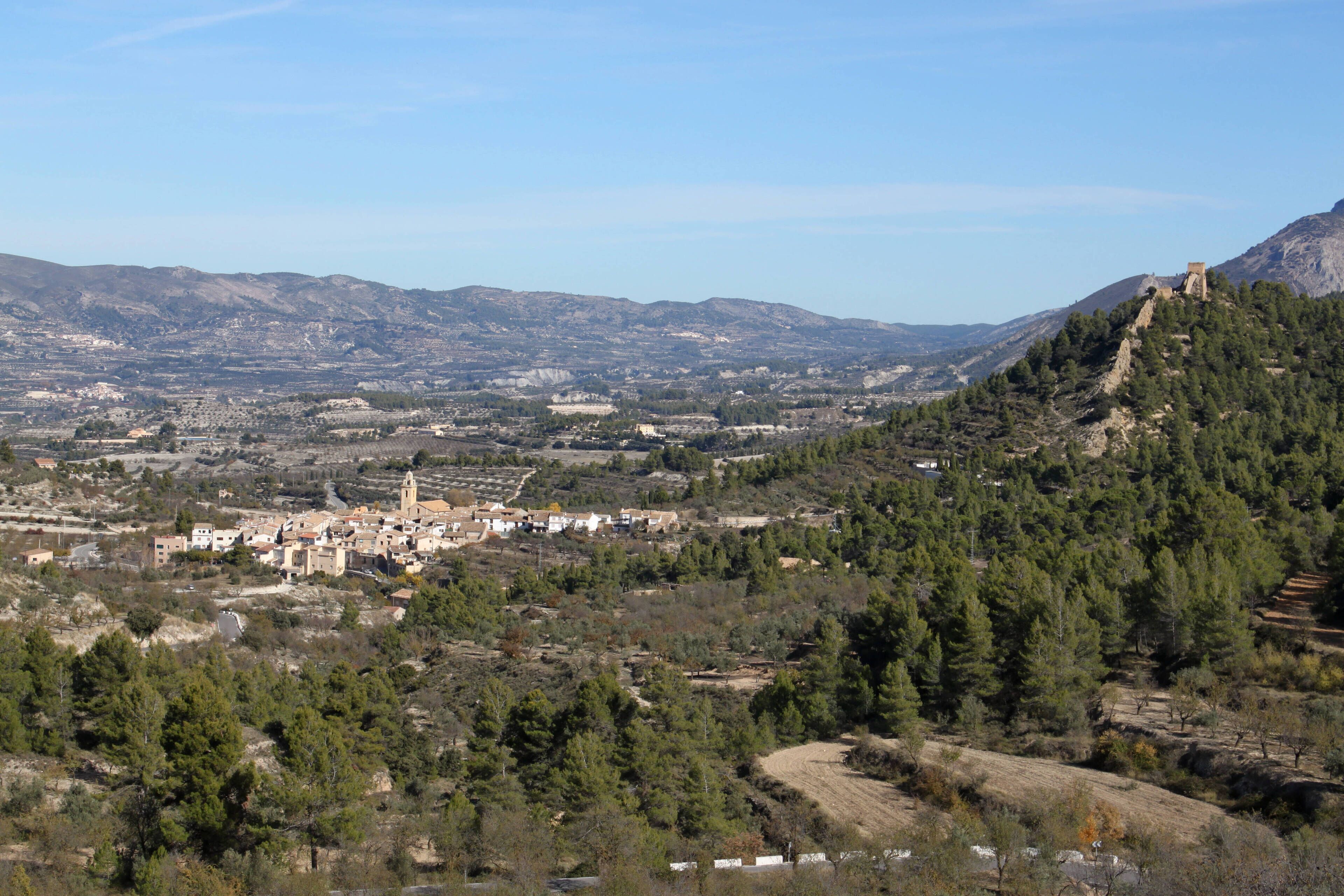 Benifallim - Vista general desde CV-780