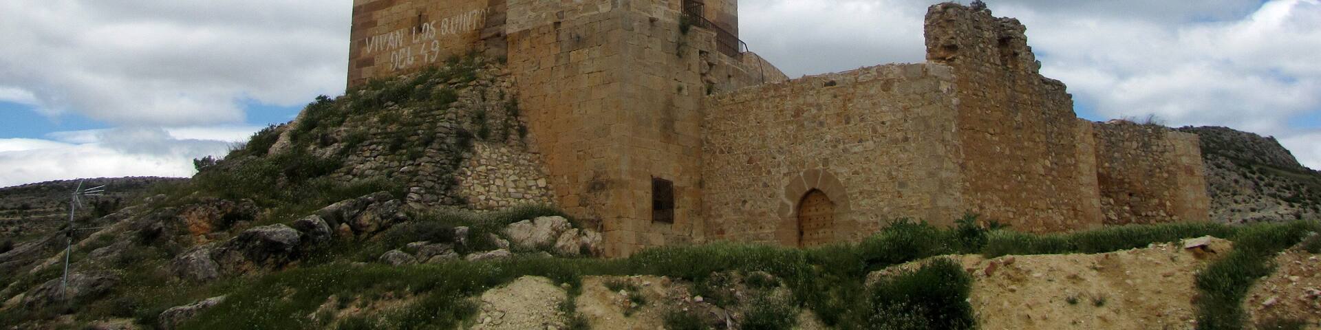 The Castillo de Godojos dates from the late 13th century, but is probably based on an earlier Islamic fortress. The tower is of the flamenco style was the former residence of the Heredia family