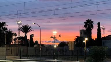 Atardecer en Algemesi.
A sunset in Algemesi.