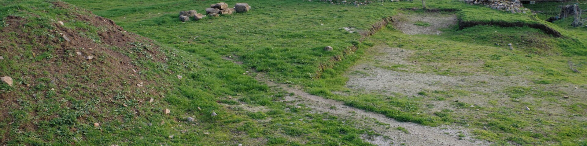 Site of the Roman archaeological remains in Saelices el Chico. Salamanca, Spain.