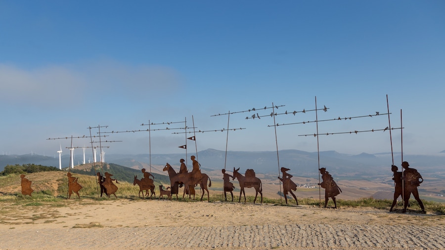 The Ermita de San Miguel near Villatuerte on the Camino de Santiago