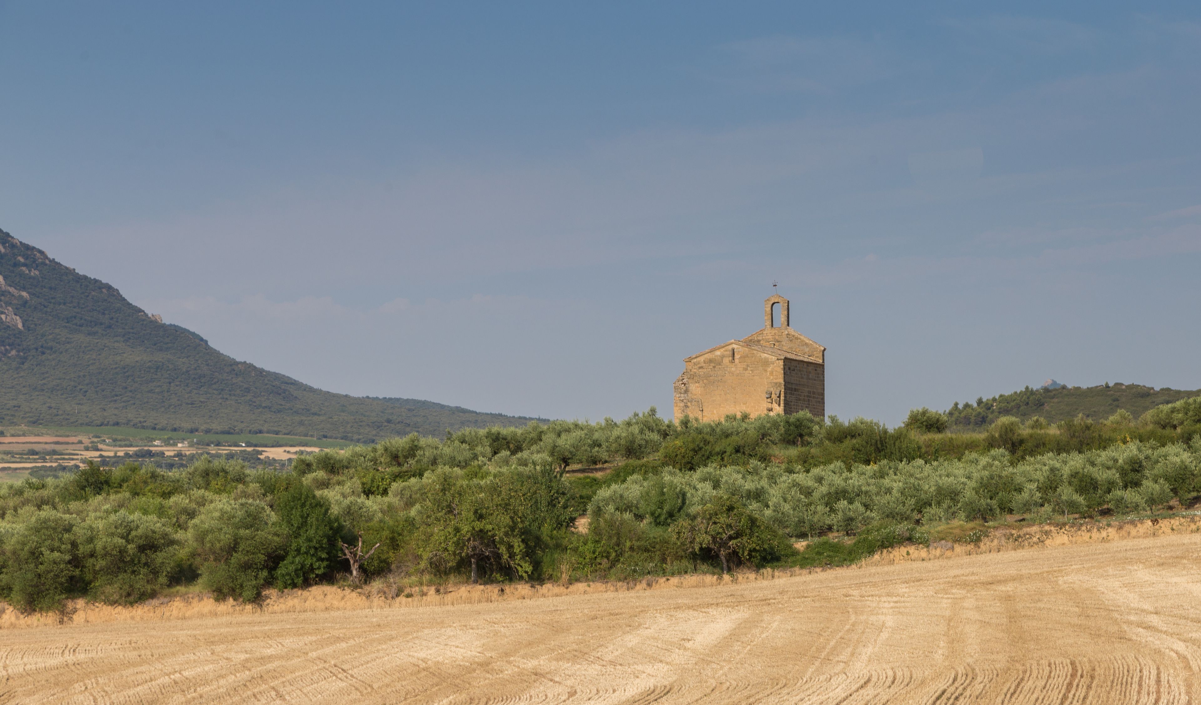 The Ermita de San Miguel near Villatuerte on the Camino de Santiago