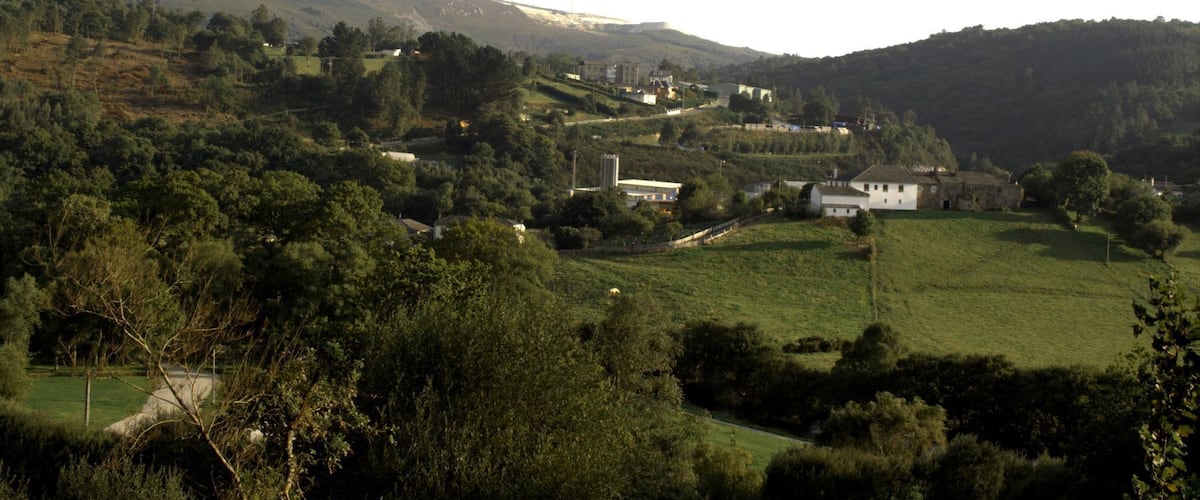 Terras de Muras con Goía ao fondo