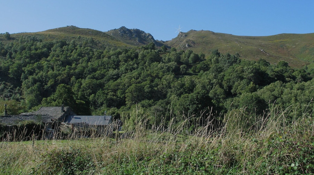 Goía, a place in Lousada, Xermade, Lugo, Galicia, Spain; viewed from Invernés.