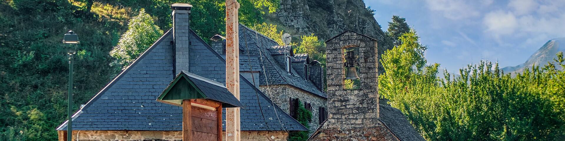 Arres is a Spanish town currently belonging to the municipality of Bailo, in Jacetania, province of Huesca, Aragon.