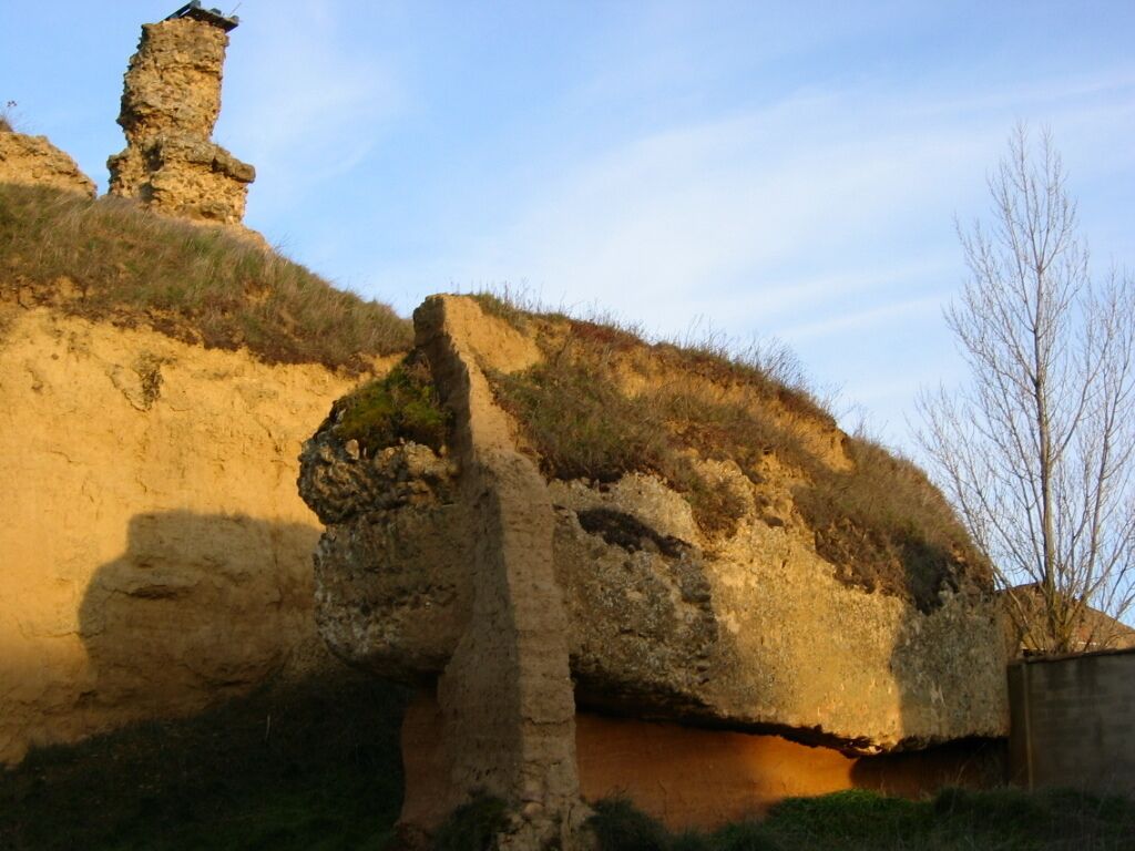 Castle of Castrillo de Villavega (Palencia, Castile and León).