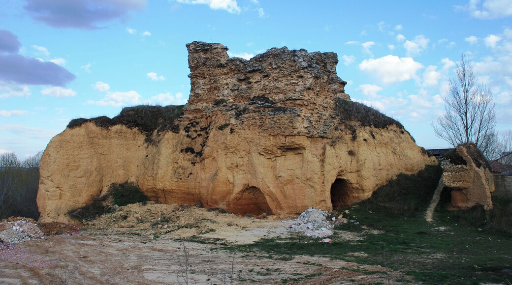 Castle of Castrillo de Villavega (Palencia, Castile and León).