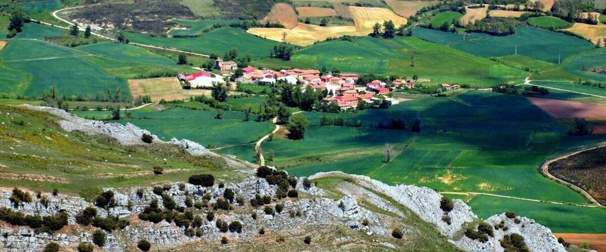 Town of Villamartín de Villadiego, Burgos (Spain)