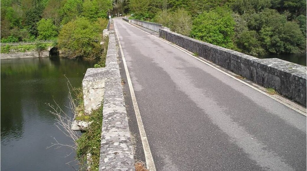 Antiguo Puente sobre el Río Miño entre Cortegada y Filgueira.