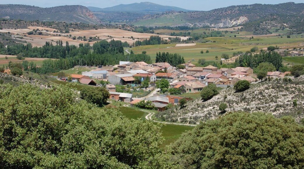 View of Viana de Jadraque, Guadalajara, Spain.