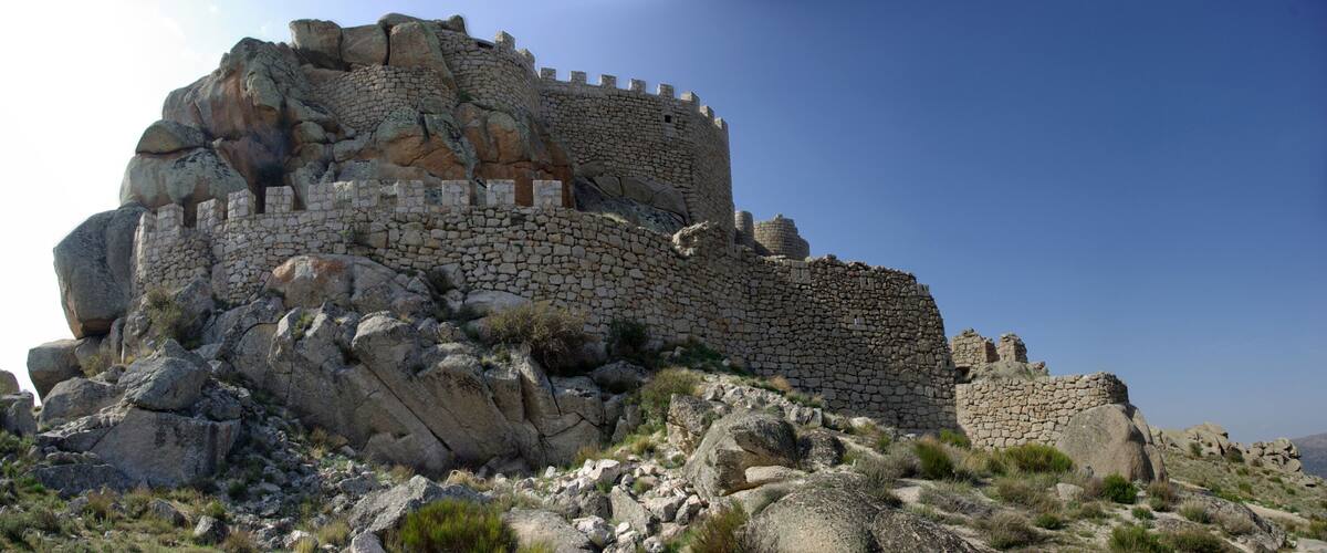 Castle of Manqueospese in Mironcillo (Ávila, Spain)