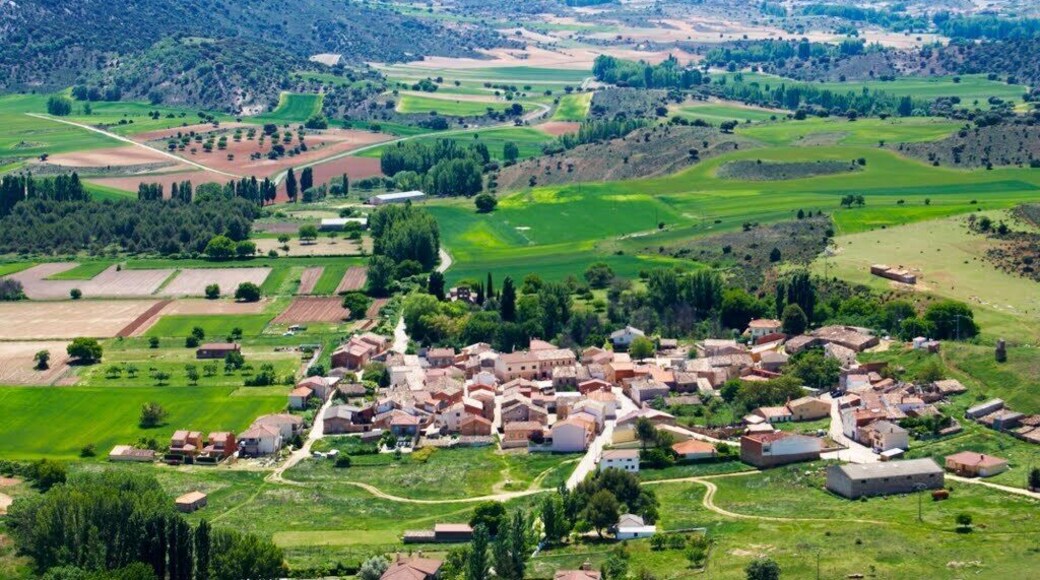View of Huérmeces del Cerro, Guadalajara, Spain.