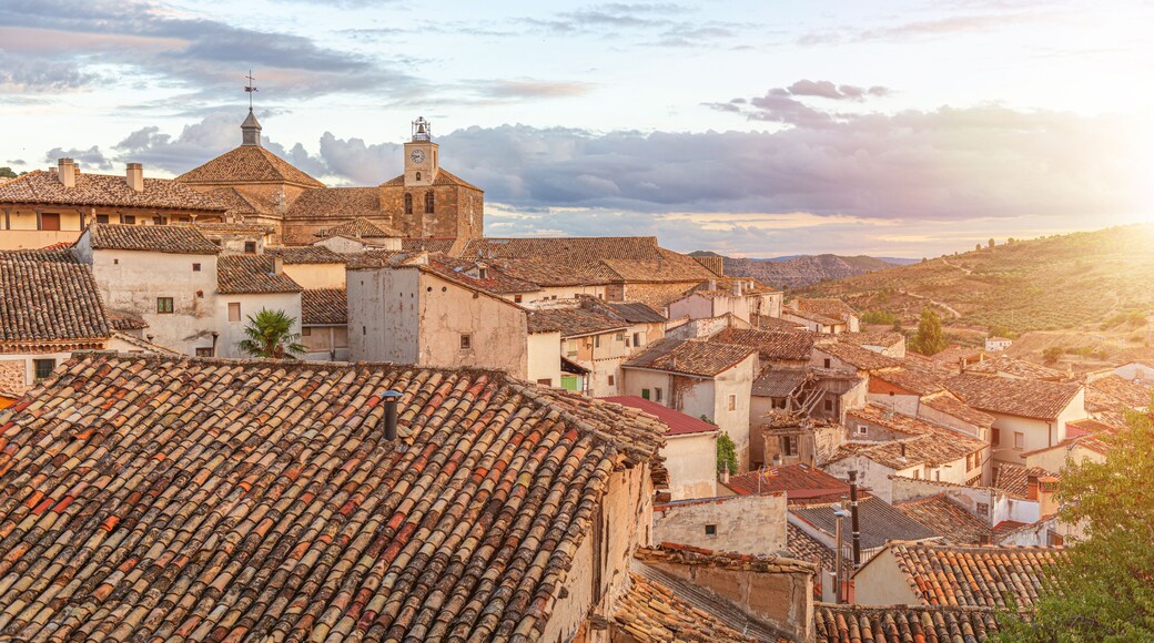 Spanish village rooftops
