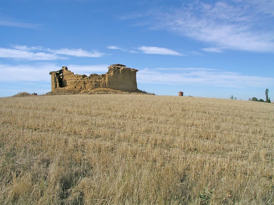Palomar en ruinas en Palazuelo de Vedija (Tierra de Campos, Valladolid).