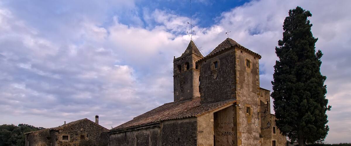 Canet d'Adri church (Catalonia, Spain)