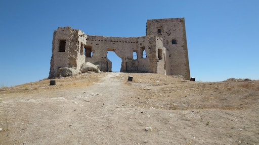 This castle is now a museum remembering the Scottish knights who were carrying The heart of King Robert the Bruce to Jerusalem. They were diverted to Sevilla and King Alfonso IX persuaded them to join his local crusade.
