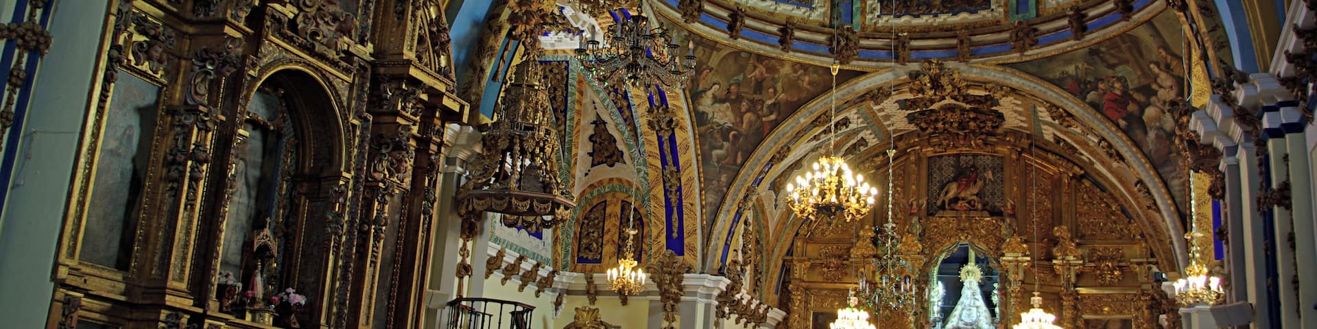 Inside of Our Lady of Cubillo hermitage in Santa María del Cubillo (Ávila, Spain)