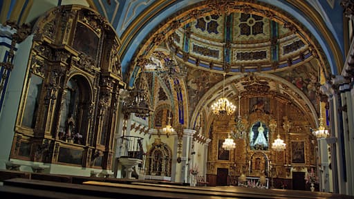 Inside of Our Lady of Cubillo hermitage in Santa María del Cubillo (Ávila, Spain)