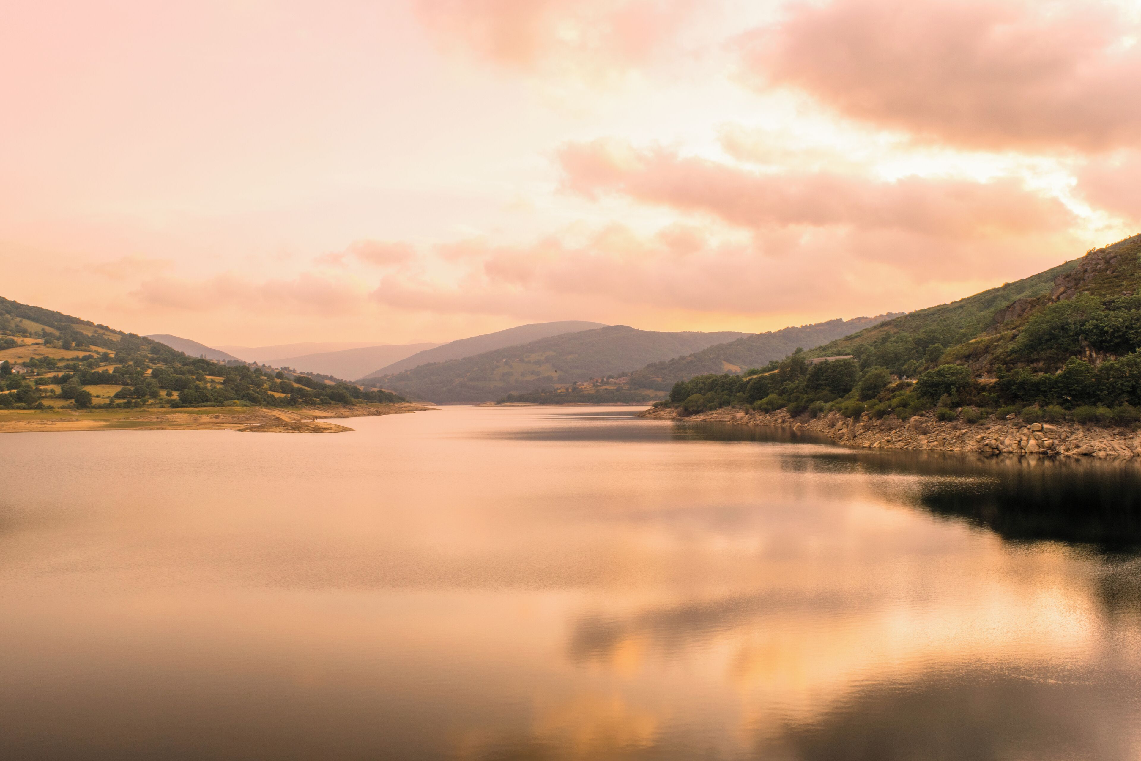 Embalse de Chandrexa de Queixa, Orense.