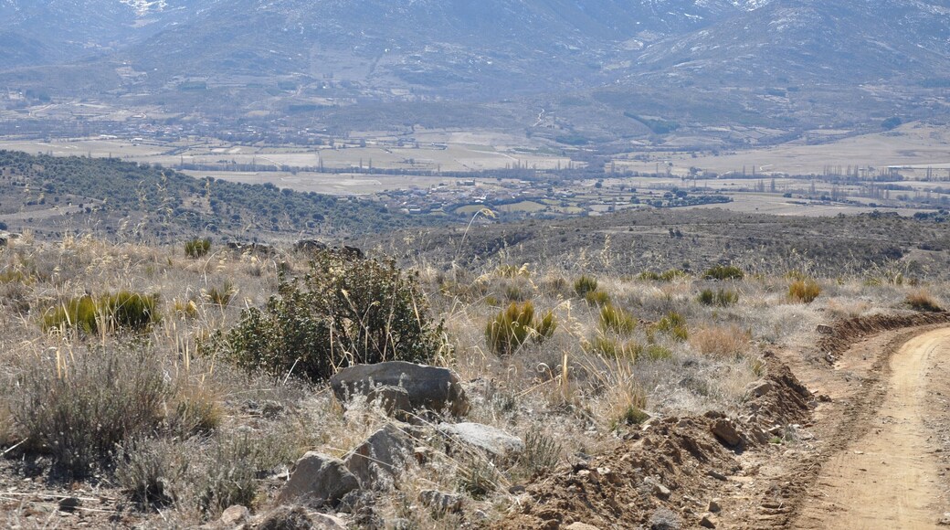 Vista panorámica de Poveda (Ávila), España.
