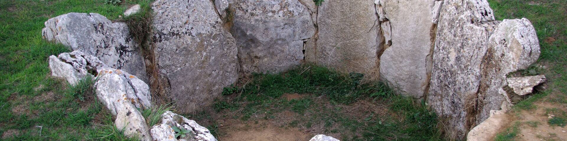 Dolmen of La Cabaña, near Sargentes de la Lora, Burgos, (Spain)