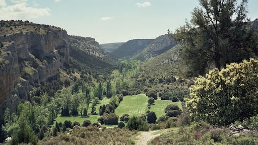 Gorge at Montejo de la Vega de la Serrezuela (Segovia, Spain), a natural reserve.