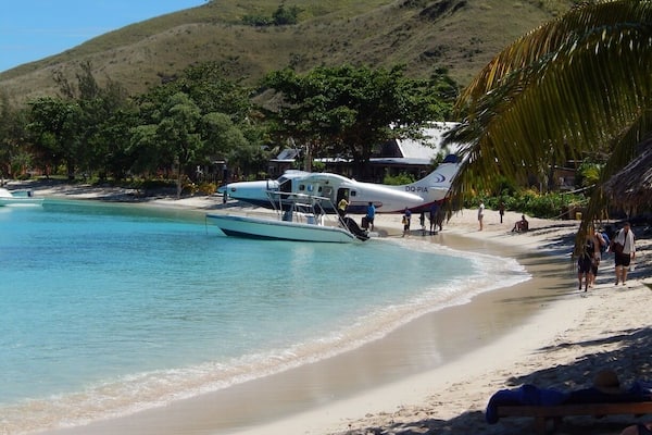 To get to Nacula Island, you have 2 transportation options. A 5 hour boat ride for $100USD, or a 30 min flight for $200/pp with a minimum of two people. I took the boat since I travel alone, but I do have to say, the flight looked pretty cool arriving/departing every few days.