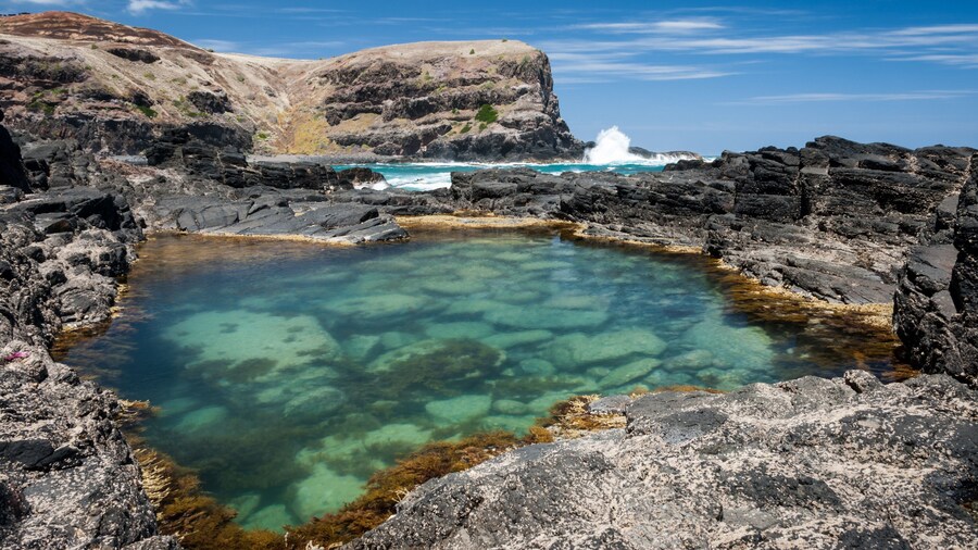 Wave pool in Bushrangers Bay